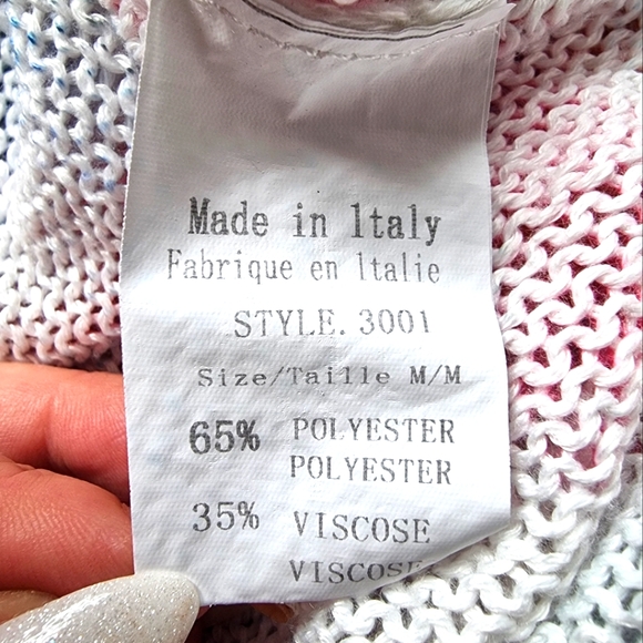 Loggia de Tessitori Made it Italy Batwing Sleeves Lightweight Knit Sweater - Picture 6 of 8